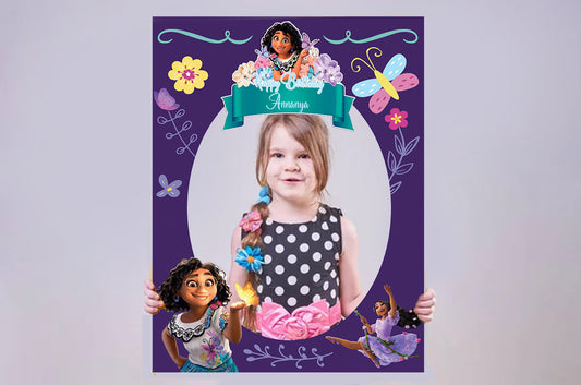 Encanto Theme Birthday Party Selfie Photo Booth Frame