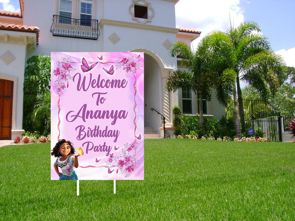 Encanto Theme Birthday Party Welcome Board