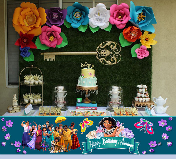 Encanto Theme Birthday Long Banner for Decoration