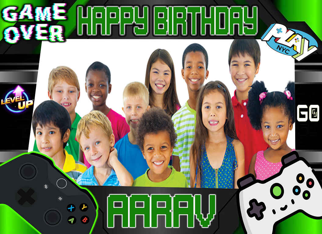 Gaming Theme Birthday Party Selfie Photo Booth Frame