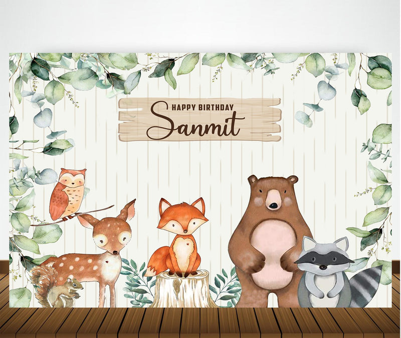 Wild One First Birthday Party Backdrop