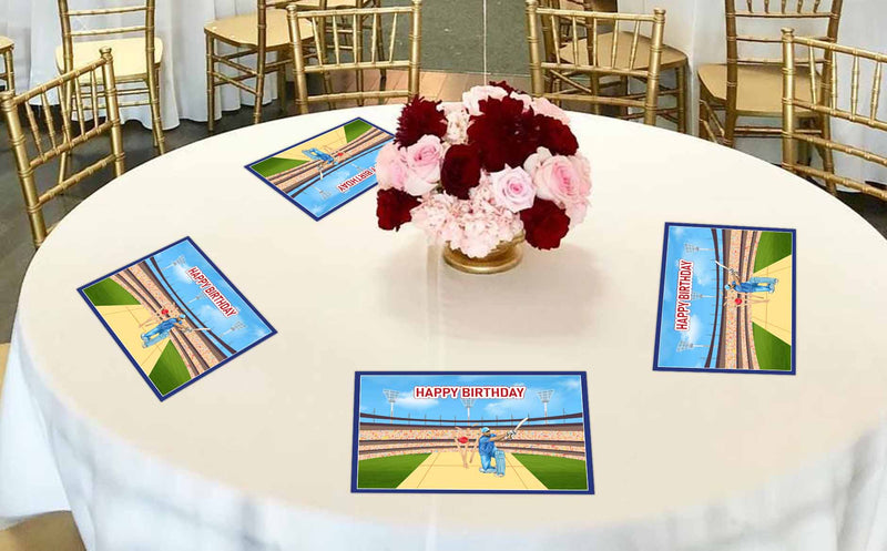 Cricket Theme Birthday Table Mats