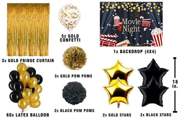 Movie Night Theme Combo Kit for Decorations