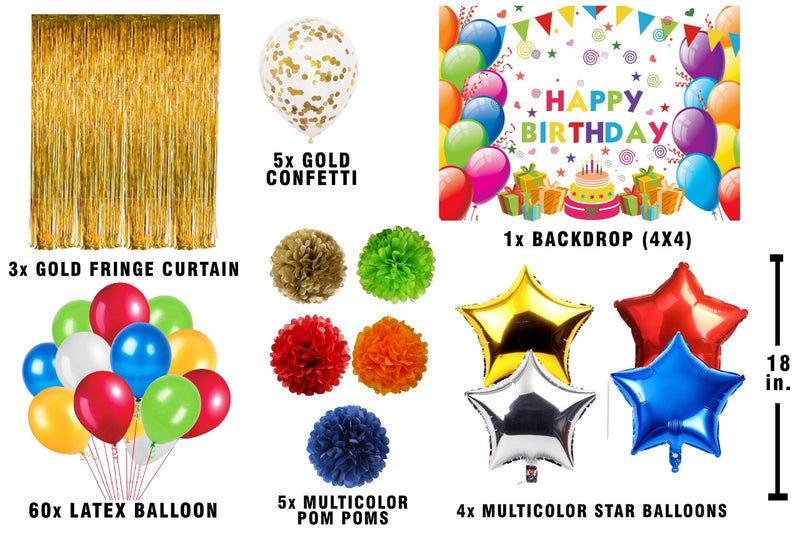 Joyful Theme Birthday Complete Party Set