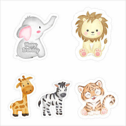 Jungle Theme Birthday Party Cutouts