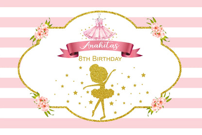 Ballerina Theme Birthday Party Complete Decoration Kit