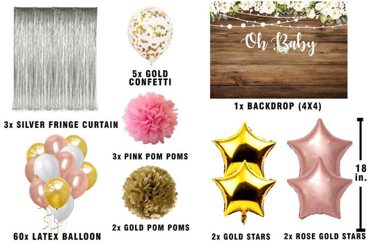 Oh Baby Party Complete Decoration Kit 