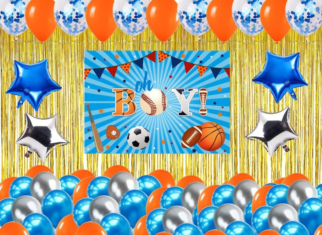 Sports  Theme Birthday Party Complete Party Set
