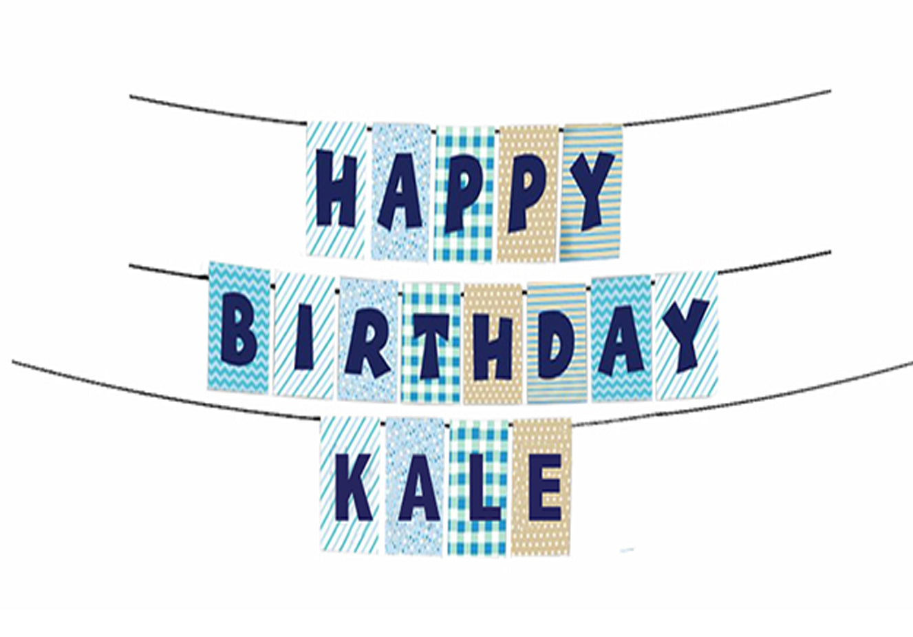 Personalized One is Fun -Boys Banner For Birthday Decoration I Happy Birthday Banner