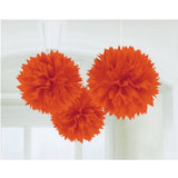 Orange Tissue Paper Pompom for Decorations