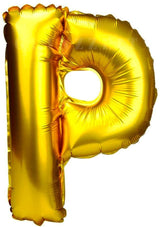 16 Inch P Alphabet Letter Balloons Birthday Balloons Gold Foil Letter Balloons Birthday Party Decorations Kids