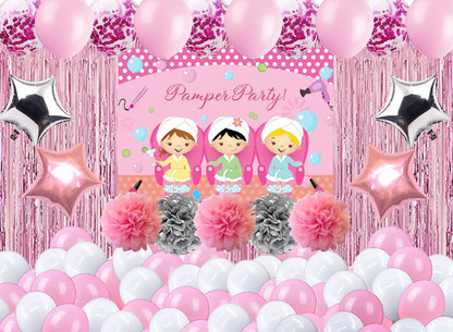 Spa Theme Birthday Party Complete Decoration Kit