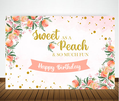 One is fun First Birthday Party Backdrop For Girls