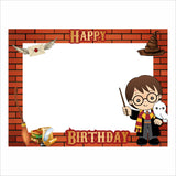 Harry Potter Theme Birthday Party Selfie Photo Booth Frame