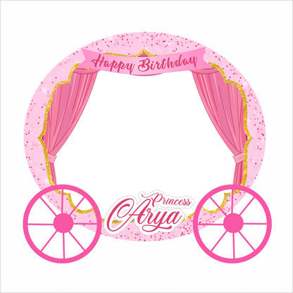 Princess Theme Birthday Party Selfie Photo Booth Frame