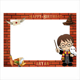 Harry Potter Theme Birthday Party Selfie Photo Booth Frame