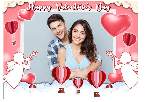 Valentine Party Selfie Photo Booth Picture Frame
