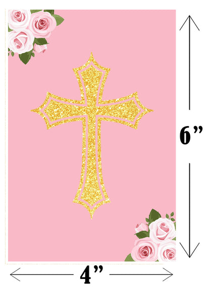Baptism Ceremony Girls Banner Decoration