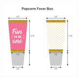 One Is Fun First Birthday Popcorn Box Decoration