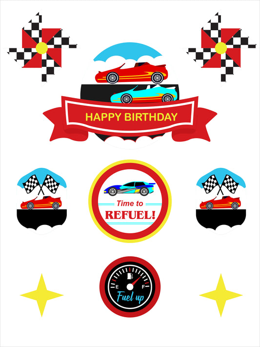 Cars Birthday Party Cake Topper /Cake Decoration Kit