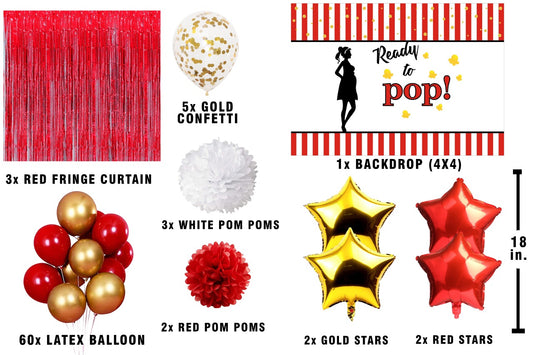 Ready to Pop Party Complete Decoration Kit 