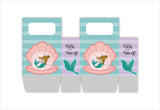 Mermaid Theme Birthday Party Favor Box/Return Gift Bag