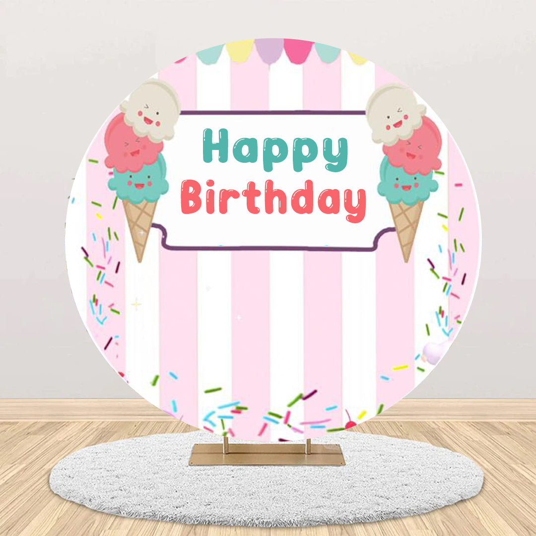 Candy Land Theme Birthday Party Backdrop