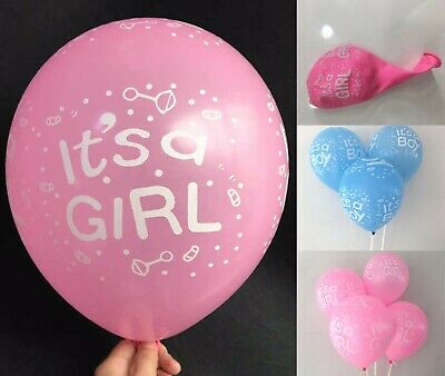 It'S A Girl Latex Party Balloon New Born Baby Girl Decorations