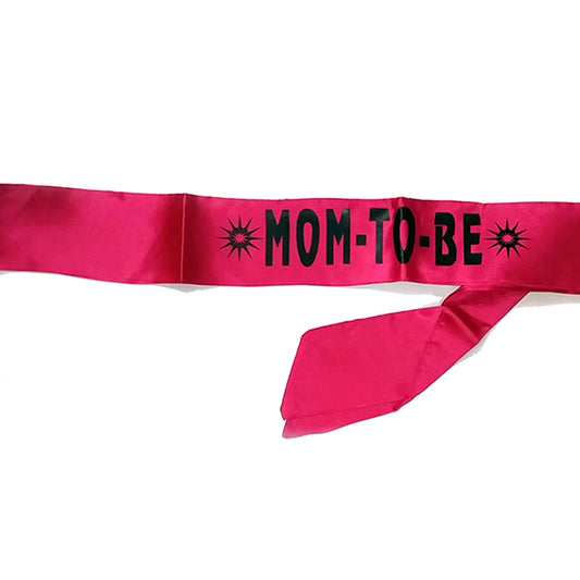 Theme My Party Mom To Be Sash (Pink)