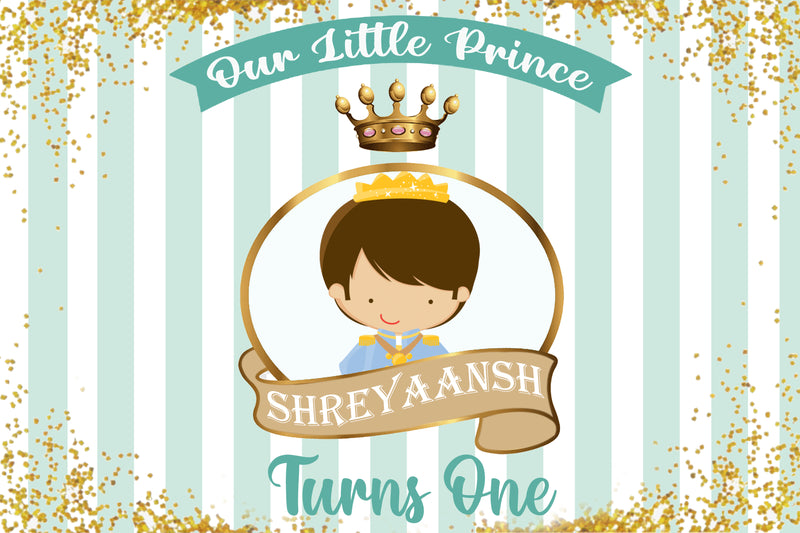 Personalize Prince Backdrop Banner