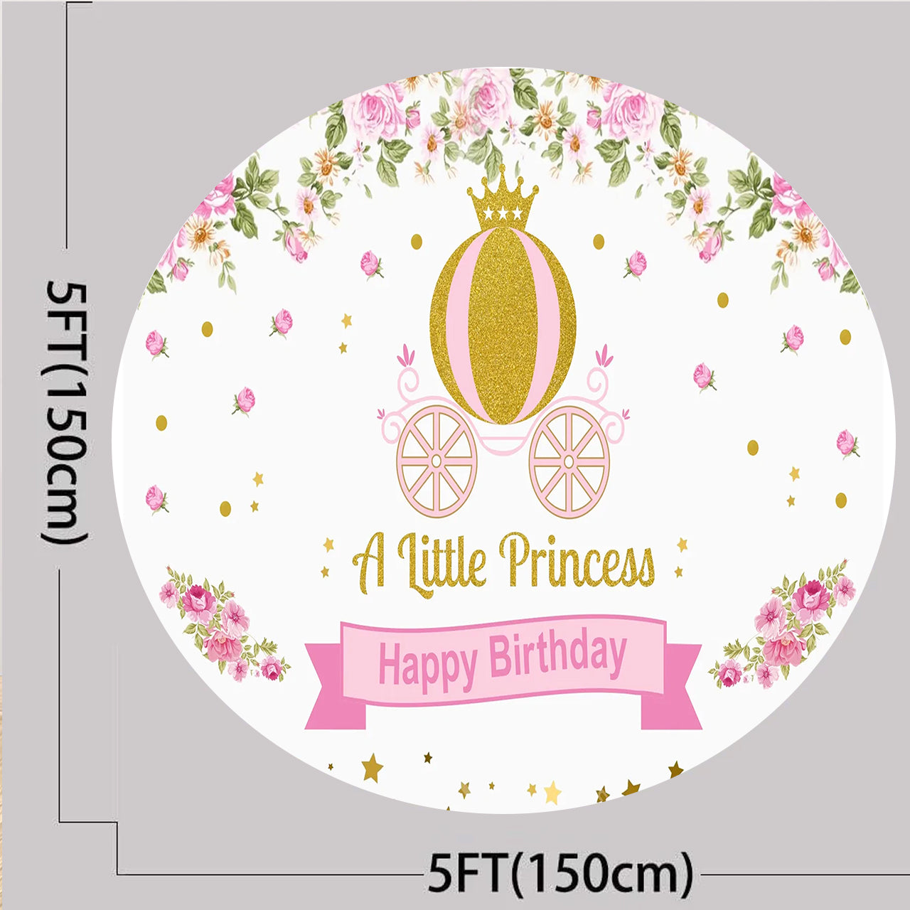 Princess Birthday Party Backdrop