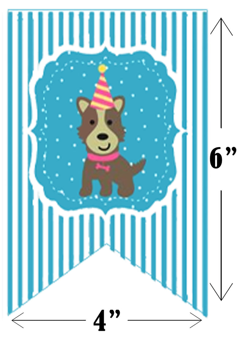 Dog Theme Birthday Party Banner for Decoration