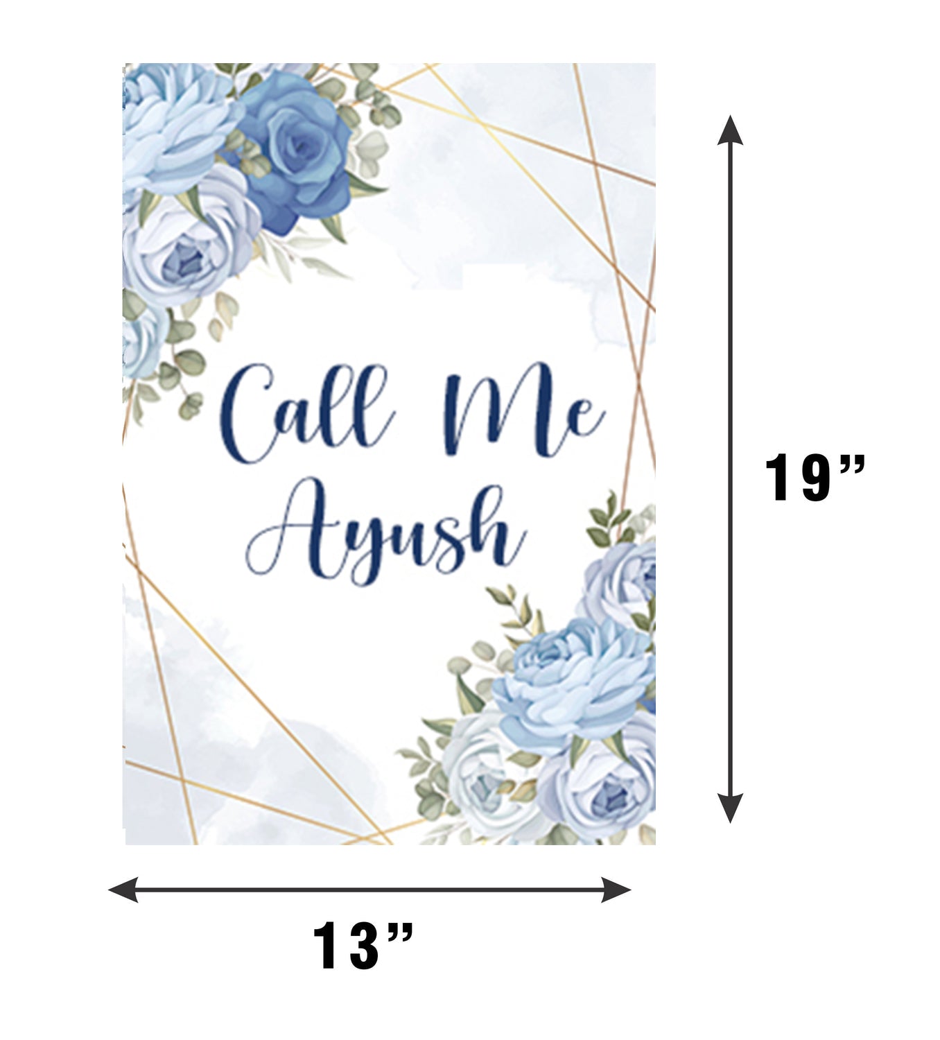 Naming Ceremony Poster Decoration Photo Prop