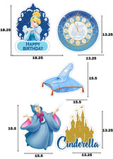 Cinderella Theme Birthday Party Cutouts