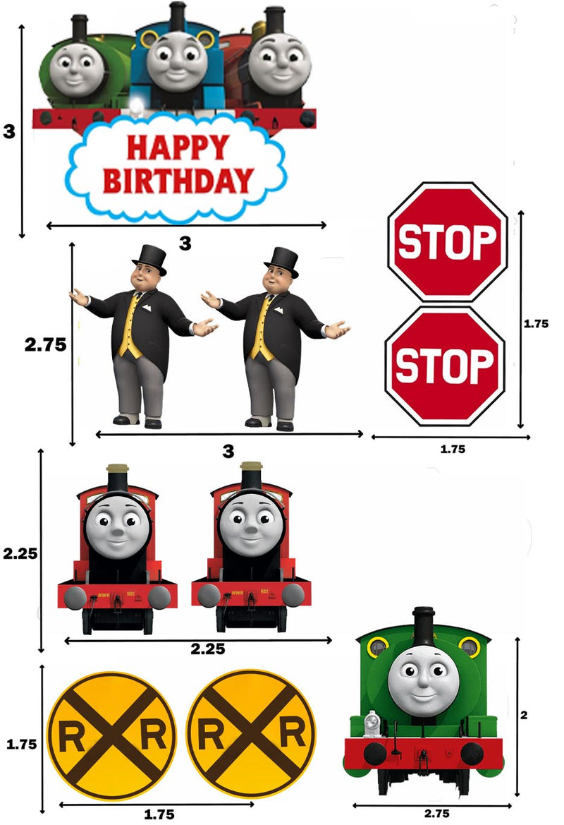 Thomas & Friends Theme Birthday Party Cake Topper