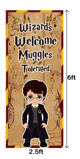 Harry Potter Customized Welcome Banner Roll up Standee (with stand)
