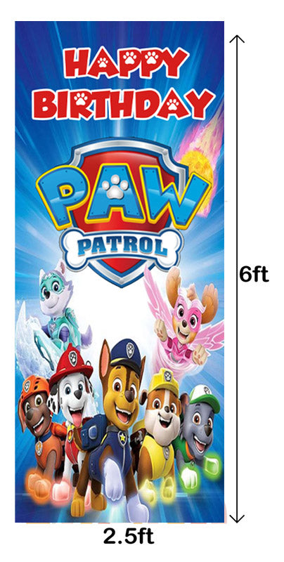 Paw Patrol Welcome Banner Roll up Standee (with stand)