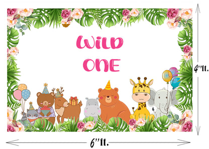 Wild One Birthday Party Backdrop