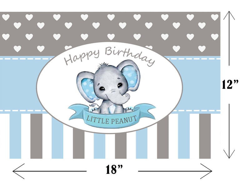 Elephant Theme Birthday Table Mats for Decoration