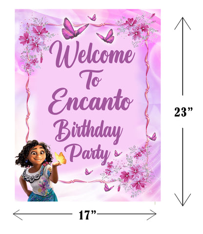 Encanto Theme Birthday Party Welcome Board