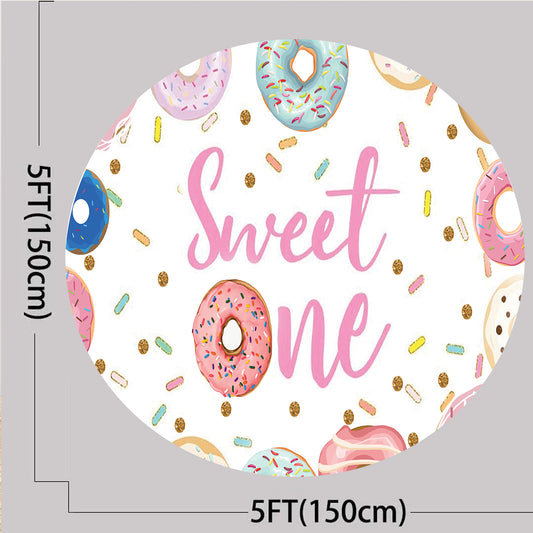 Two Sweet Birthday Party Backdrop