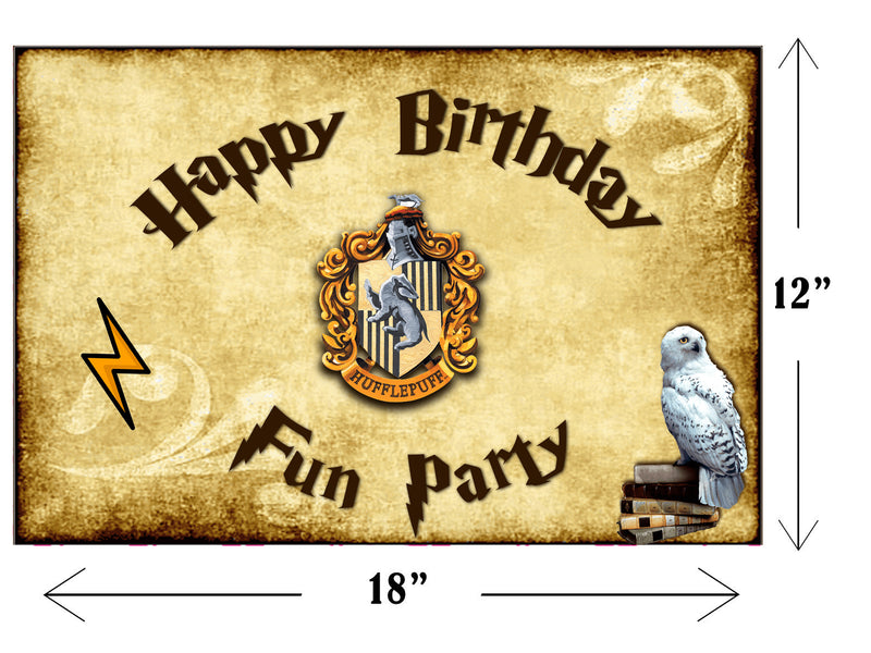 Harry Potter Theme Birthday Table Mats for Decoration