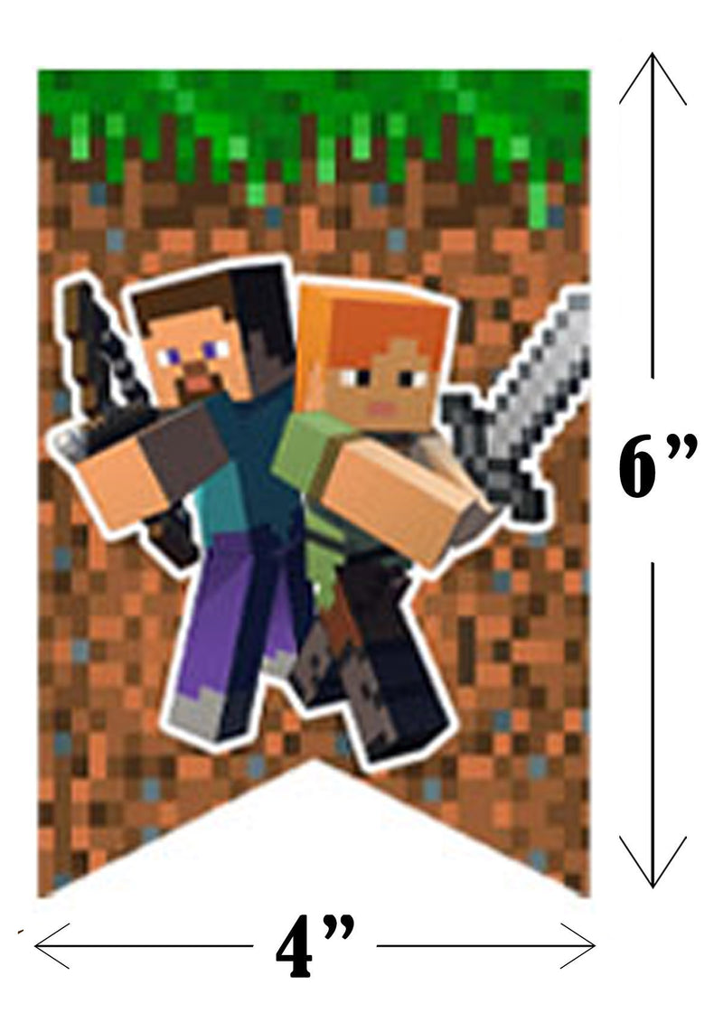 Buy Minecraft Party Decoration Banner Party Supplies Thememyparty buy-minecraft-party-decoration-banner-party-supplies-thememyparty