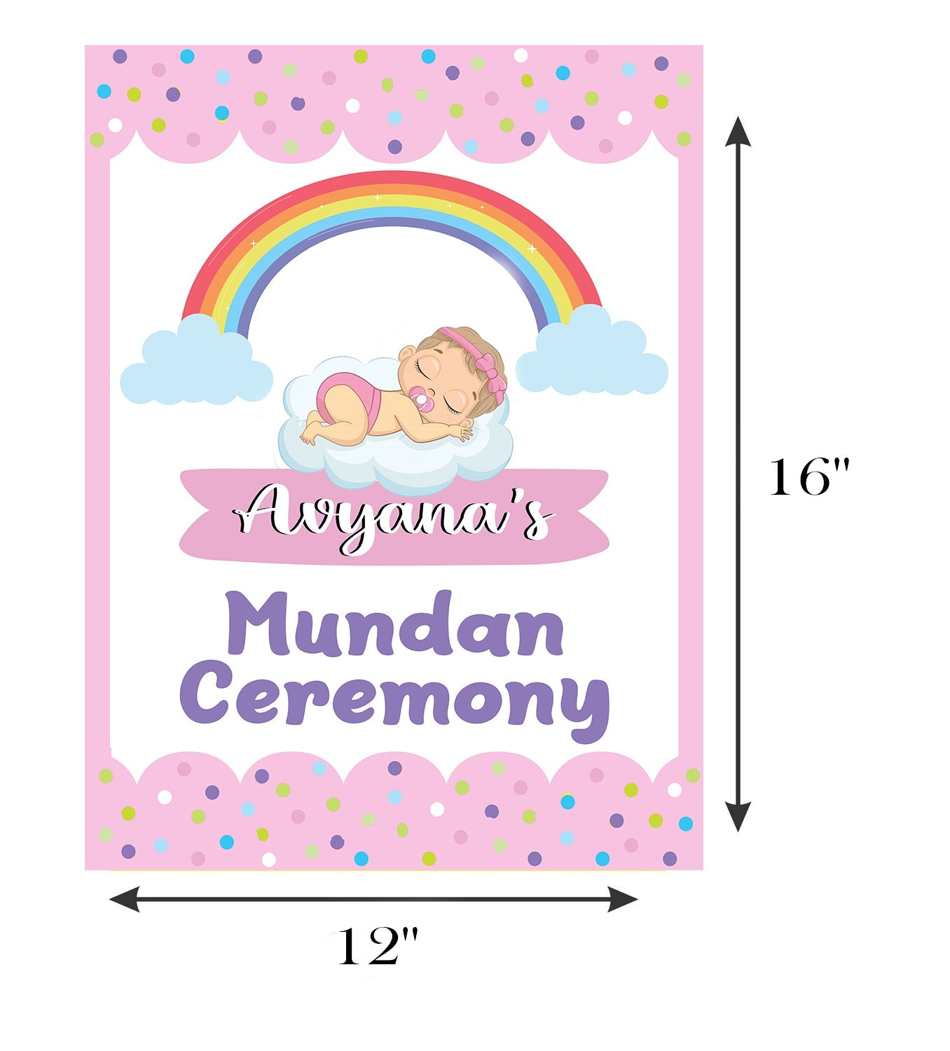 Mundan Ceremony  Poster Decoration Photo Prop