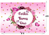 Personalize Butterfly Theme Backdrop Banner