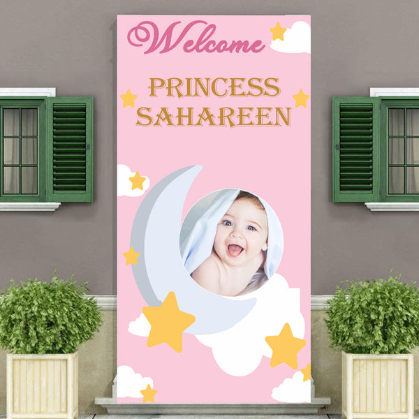 Baby Welcome Customized Welcome Banner Roll up Standee