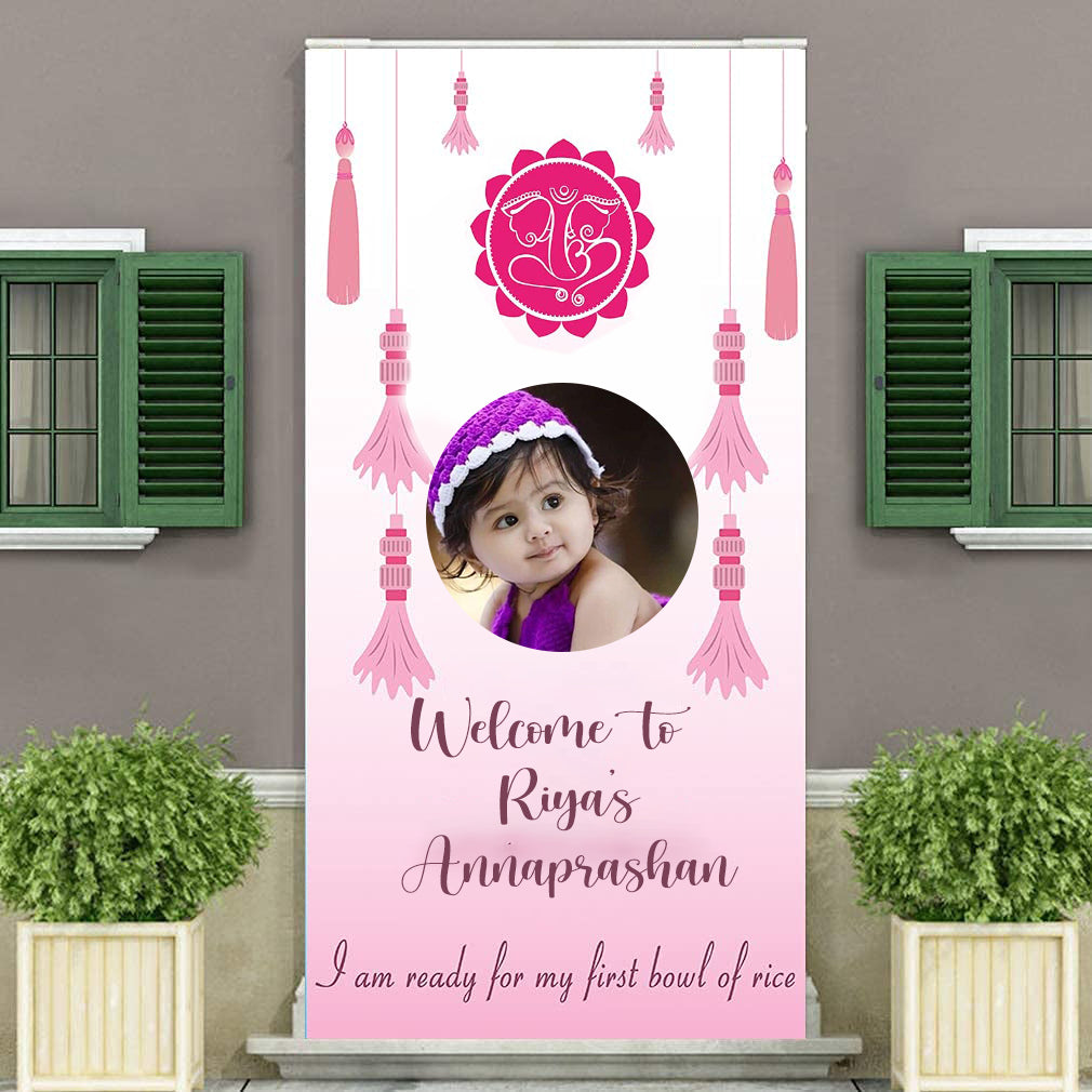 Annaprashan Welcome Banner Roll up Standee
