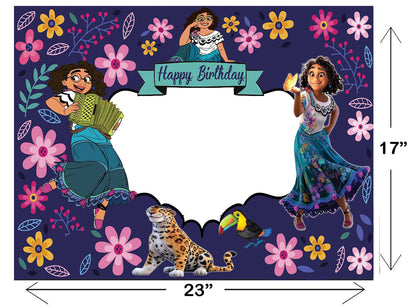 Encanto Theme Birthday Party Selfie Photo Booth Frame