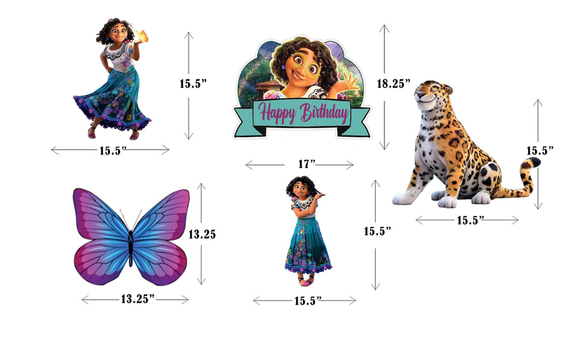 Encanto Theme Birthday Party Cutouts