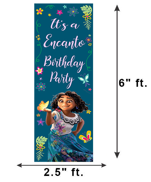 Encanto Welcome Banner Roll up Standee (with stand)